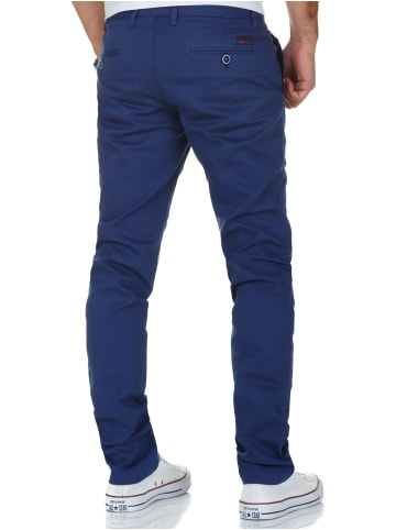 Amaci&Sons Slim Fit Chino mit Stretch WASHINGTON in Blau