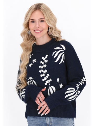 IZIA Women Sweater in navy