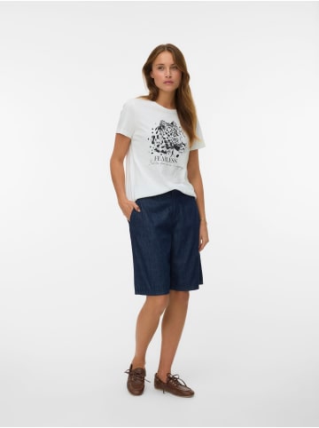 Vero Moda Jeans-Shorts in Dark Blue Denim