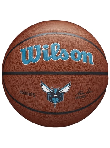 Wilson Wilson Team Alliance Charlotte Hornets Ball in Braun