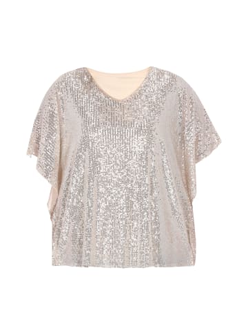 NAEMI Women Plus Size Blouse in Beige