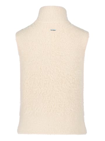 Zero  Strickweste mit Reißverschluss in PastelCream