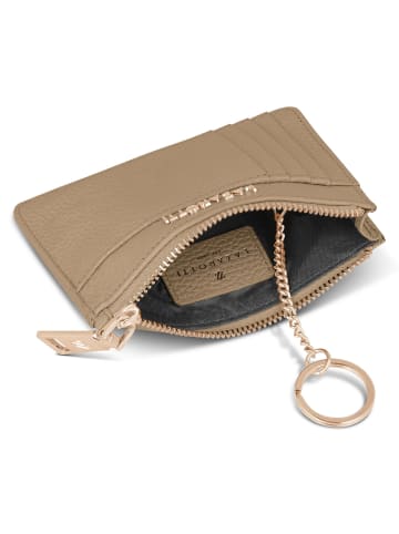 Lazarotti Bologna Leather Schlüsseletui Leder 11,5 cm mit Air Tag Fach in sand
