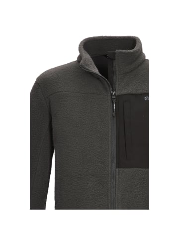 Killtec Sherpa Fleecejacke mit Stehkragen in Steingrau071
