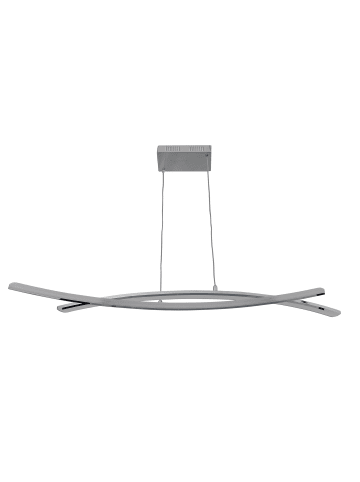 näve LED Pendelleuchte "THEO" in chrome - (L)72 cm x (B)32 cm x (H)120 cm - EEK G