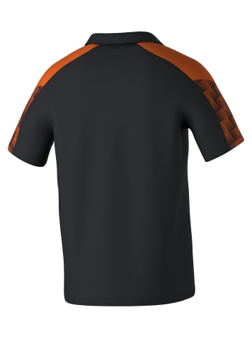 erima Poloshirt in schwarz/orange