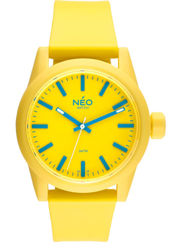 NEO Watch NEO Watch Armbanduhr aus Kunststoff in Gelb