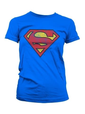 Superman Shirt in Blau