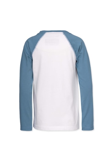 Band of Rascals Longsleeve " Raglan " in aegean-blue-white