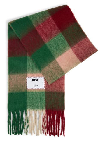 Verb to do Schal in grün bordeaux - 0001