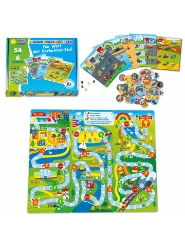 MAGNIKON Lotto für Kinder Verkehrsmittel, Bingo Kinder - ab 3 Jahren