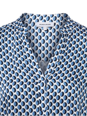 More & More Bluse in indigo weiß