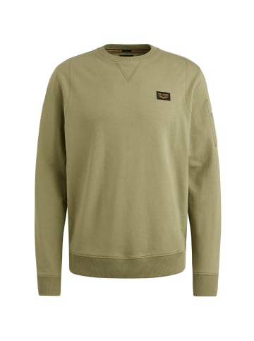 PME Legend Sweatshirt CREWNECK AMERICAN CLASSIC in Oliv