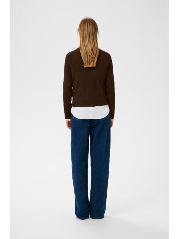 InWear Strickpullover YenahIW Classic fit in Coffee Brown Melange