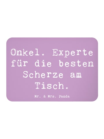 Mr. & Mrs. Panda Pinnwand Magnet Spruch Onkel Scherzkönig mit Sp... in Lavendeltraum