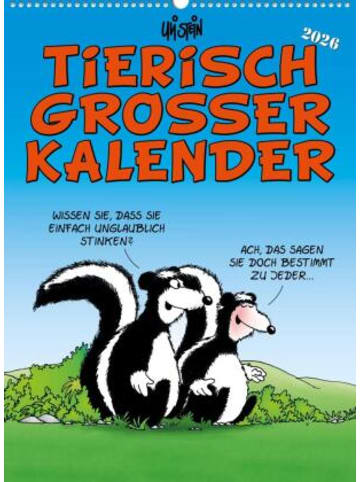 LAPPAN Kalender - Uli Stein Tierisch großer Kalender 2026: Monatskalender f&uuml