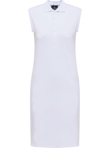 DreiMaster Maritim Piquú-Kleid in Weiss