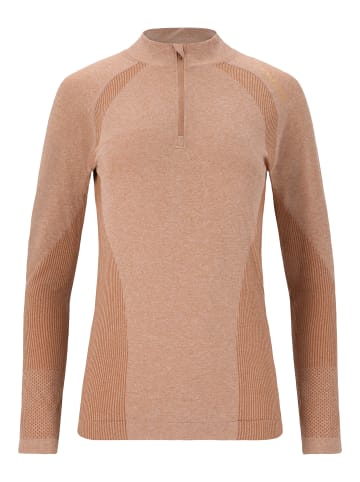 Endurance Funktionsshirt HALEN W Seamless Midlayer in 5133 Beaver Fur