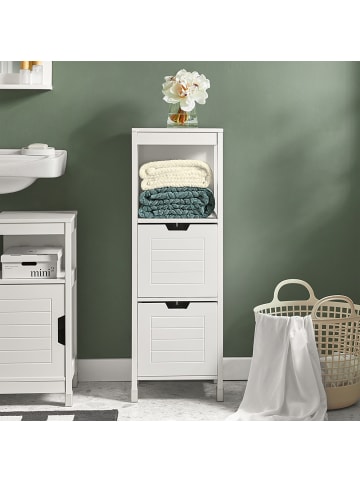 SoBuy Badkommode in Weiß - (B)30 x (H)89 x (T)30cm