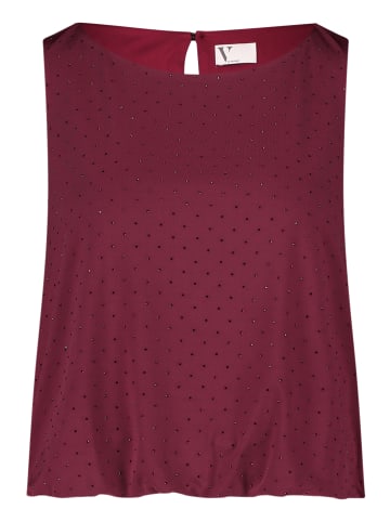 Vera Mont Blusentop im Glitzer-Look in Deep Dahlia
