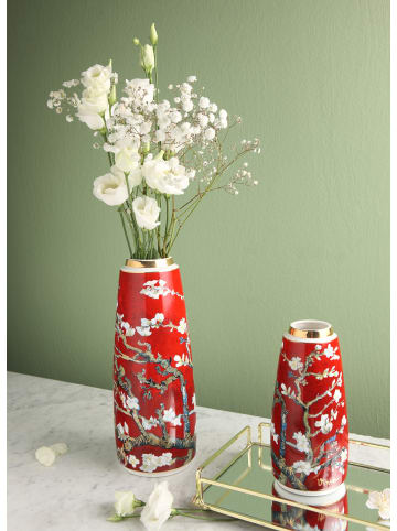 Goebel Vase " Vincent van Gogh Mandelbaum rot " in Bunt