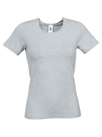 Erwin Müller Baumwolle, Single-Jersey Unterhemd, 1/2-Arm 2er-Pack in hellgrau-meliert