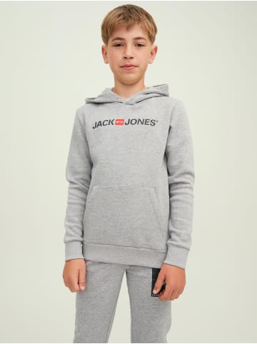 Jack & Jones Hoodie Kapuzen Pullover Sweater Basic JJECORP in Grau-2