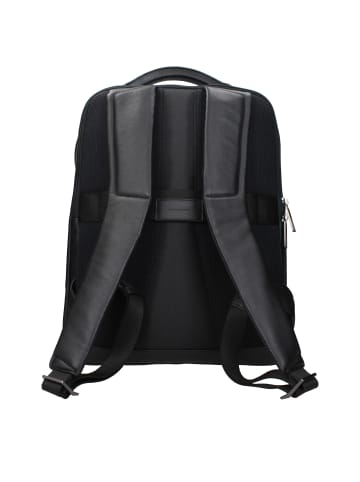 Piquadro Schwarz Leder Rucksack