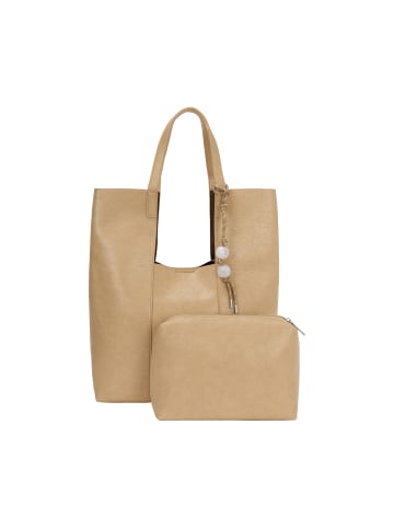 usha WHITE LABEL 2-In-1 Tote Bag Set 2-IN-1 Tote Bag Set in Khaki
