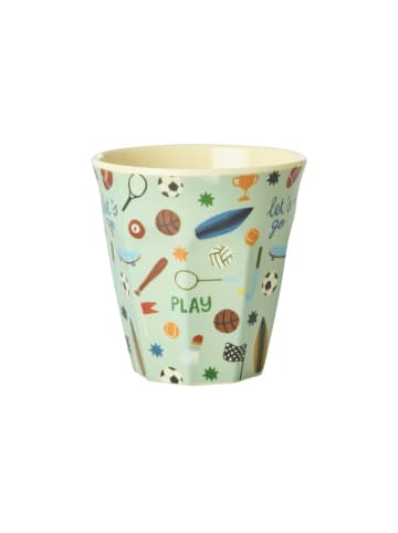 Rice Melamin Becher Sports - Medium in grün