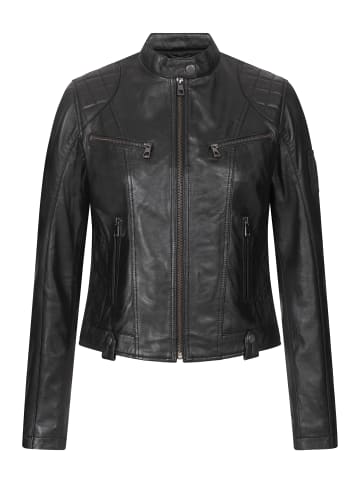 Rock Creek Lederjacke in Schwarz