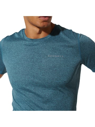 Superdry Sweatshirt Training Active Tee in blau