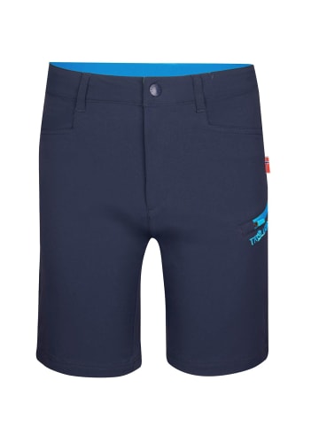 Trollkids Softshell Shorts "Haugesund" in Marineblau / Mittelblau