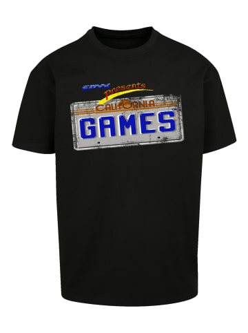 F4NT4STIC Heavy Oversize T-Shirt California Games Plate in schwarz