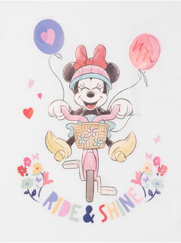 Disney Disney Minnie Mouse Schlafanzug  Kurzarm in weiß/pink