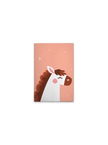 A.S. Création Leinwandbild Canvas Unicorn Rosa