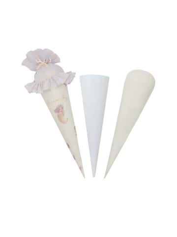 leevje Schultüte groß 'mermaid' mit Pappkegel und Füllkissen in multicolored