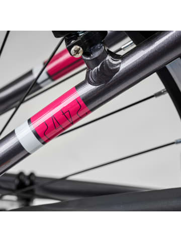 S'COOL Kinderfahrrad - chiX twin 24 Zoll 3-Gang | ab 8 Jahre - Dark Grey/Pink