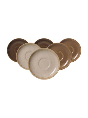Ritzenhoff & Breker 6er Set Espressountertassen Sahara in ø 11,5 cm in braun