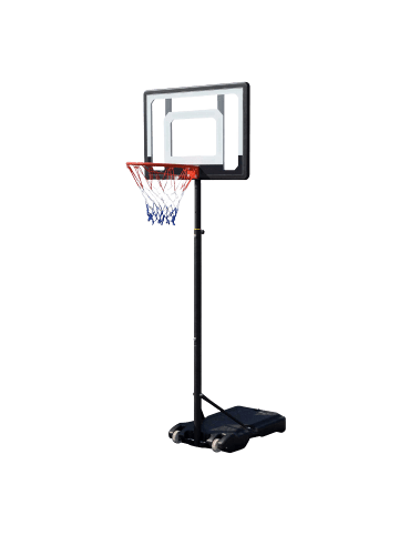 Prosport Basketballkorb Kinder in Schwarz 1,6-2,1m