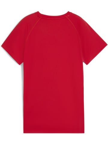 Puma T-Shirt "W CROSS THE LINE TEE 3.0" in Rot