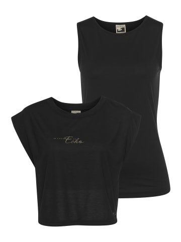 OCEAN SPORTSWEAR Yoga & Relax Shirt in Schwarz/Schwarz