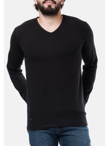 HopenLife Longsleeve CASSIO in Schwarz