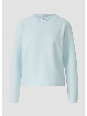 s.Oliver Sweatshirt in 6439_azurblau