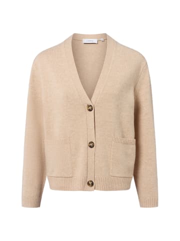 comma Strickjacke in beige - 0001