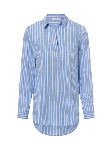 Marie Lund Bluse in hellblau weiß