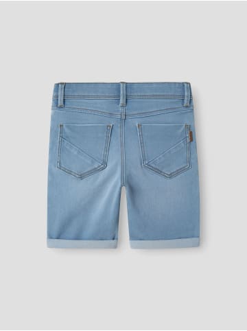 name it Shorts in Light Blue Denim