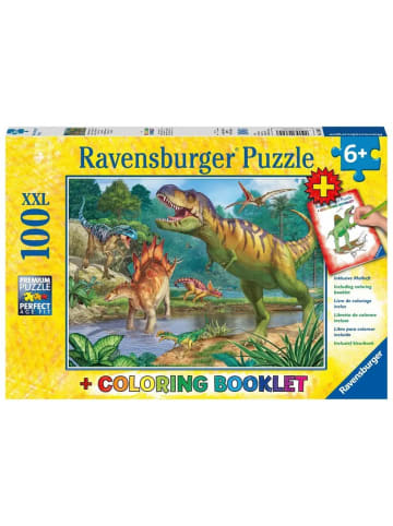Ravensburger Kinderpuzzle 100 XXL Teile - Welt der Dinosaurier