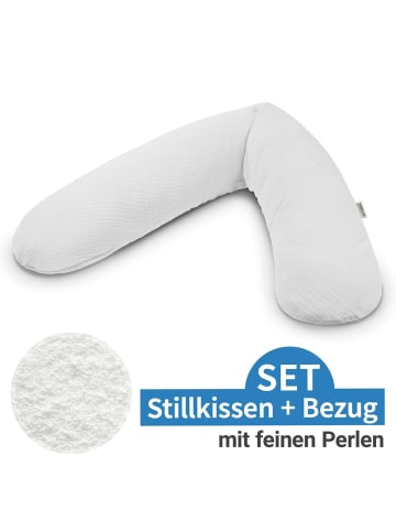 Theraline Stillkissen Das Original mit feiner Perlen-Füllung in grau
