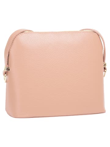 Cluty Umhängetasche echt Leder in rosa